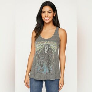Lauren Moshi Peace Love Hippie Racerback Tank